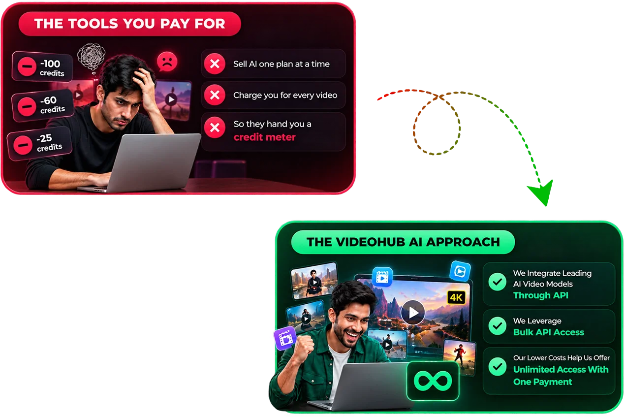 Make money with VideoHub AI: videos you can create and sell